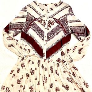 Free People foral dress